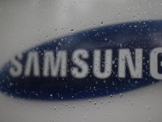 The logo of Samsung Electronic is seen at its headquarters in Seoul, South Korea.(Reuters)