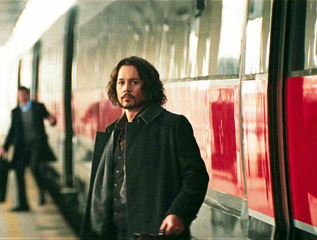 Johnny Depp in a still from The Tourist.