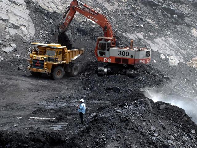 Workers use heavy machinery to shift a pile of coal at an open cast mine owned by The Sinagareni Collieries Company Limited at Godavarikhani. Greenpeace says that at least 31GW of coal power plants are currently idle and stranded due to a lack of coal supply or purchasing agreements with state discoms. (AFP) Workers use heavy machinery to shift a pile of coal at an open cast mine owned by The Sinagareni Collieries Company Limited at Godavarikhani. Greenpeace says that at least 31GW of coal power plants are currently idle and stranded due to a lack of coal supply or purchasing agreements with state discoms. (AFP)