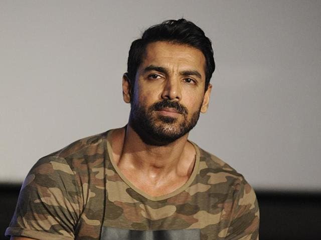 John Abraham during the trailer launch of Force 2 directed by Abhinay Deo.(AFP)