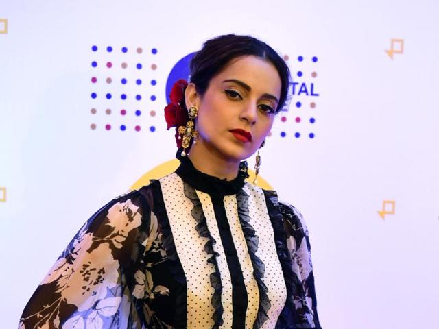Kangana Ranaut attends the annual press conference for Jio MAMI 18th. Mumbai Film Festival in Mumbai(AFP) Kangana Ranaut attends the annual press conference for Jio MAMI 18th. Mumbai Film Festival in Mumbai(AFP)