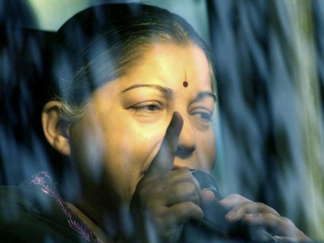 Tamil Nadu chief minister and AIADMK chief Jayalalithaa was admitted to a hospital after doctors said she was suffering from fever and dehydration on September 22.(AFP File Photo)