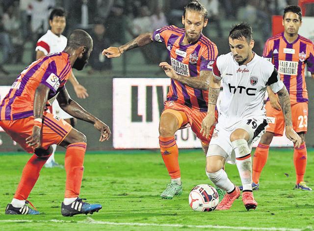 The ISL’s attempt to be recognised as a global brand and the flagbearing tournament of Indian football has seen big former or semi-retired stars come here to receive their pensions.(Photo: ISL)