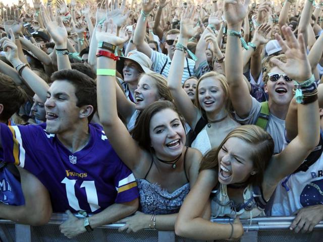 An annual music festival, it is held in Austin’s Zilker Park in Texas on two consecutive three-day weekends. In the picture, the crowd cheers during a performance by Tory Lanez on the first day of the fest on Friday. (AP) An annual music festival, it is held in Austin’s Zilker Park in Texas on two consecutive three-day weekends. In the picture, the crowd cheers during a performance by Tory Lanez on the first day of the fest on Friday. (AP)