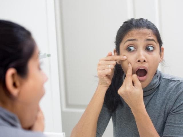 Experts say that acne-prone women have significantly longer telomeres (or chromosome caps) than their clear-skinned counterparts, which means their cells were better protected from the deterioration that usually comes with age.(Shutterstock)