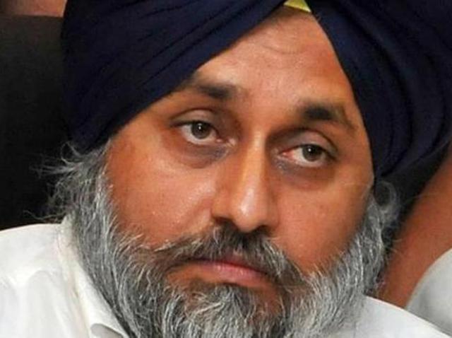 Punjab deputy chief minister Sukhbir Singh Badal (HT File Photo) Punjab deputy chief minister Sukhbir Singh Badal (HT File Photo)
