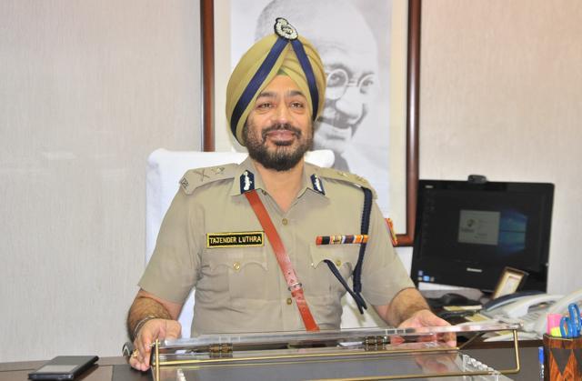 UT inspector general of police (IGP) Tejinder Singh Luthra (HT File Photo) UT inspector general of police (IGP) Tejinder Singh Luthra (HT File Photo)