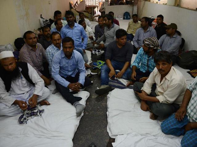 Indian workers left for Saudi Arabia with big dreams, but have returned with only harrowing tales after an oil price slump threw the economy into turmoil. (AFP Photo) Indian workers left for Saudi Arabia with big dreams, but have returned with only harrowing tales after an oil price slump threw the economy into turmoil. (AFP Photo)