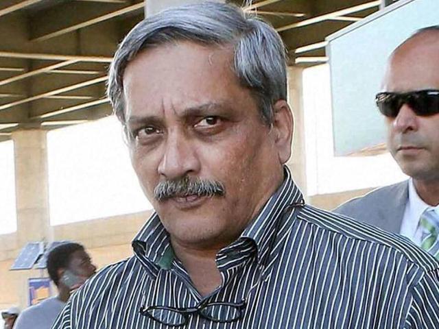 In a press conference reported by television channels and agencies, defence minister Manohar Parrikar spoke out publicly for the first time since the army’s cross-LoC operation inflicted heavy casualties early Thursday.(PTI Photo)