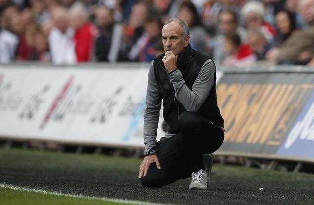 The one sign of hope for Guidolin is that his team showed improvement even as they lost twice in four days to Manchester City. (Reuters)