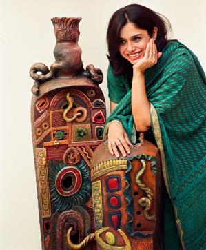 Artist Anju Kumar. Artist Anju Kumar.