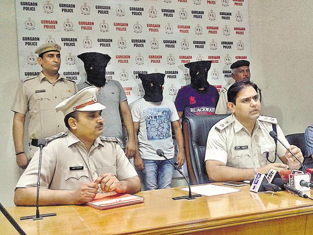 Police arrested three men in connection with the murder of gangster Ashok Rathi’s wife on Saturday.(HT Photo)