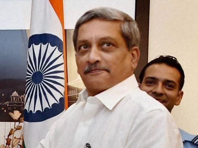 Home minister Rajnath Singh and defence minister Manohar Parrikar talk as NSA Ajit Doval looks on during an all-party meeting in New Delhi on Thursday following Indian army's surgical strikes along the LoC on Wednesday night. (PTI) Home minister Rajnath Singh and defence minister Manohar Parrikar talk as NSA Ajit Doval looks on during an all-party meeting in New Delhi on Thursday following Indian army's surgical strikes along the LoC on Wednesday night. (PTI)