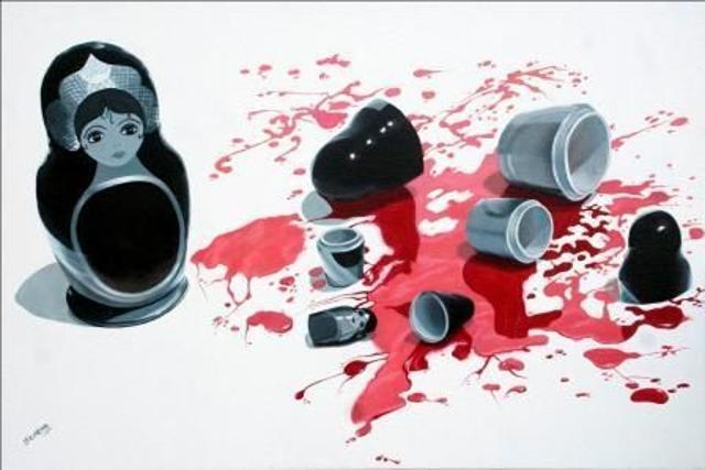 An image of Bloodline, an oil-on-canvas painting, sent by HT reader Sripriya Mozumdar in response to our series, Let’s Talk About Rape. (PAINTING: Sripriya Mozumdar) An image of Bloodline, an oil-on-canvas painting, sent by HT reader Sripriya Mozumdar in response to our series, Let’s Talk About Rape. (PAINTING: Sripriya Mozumdar)