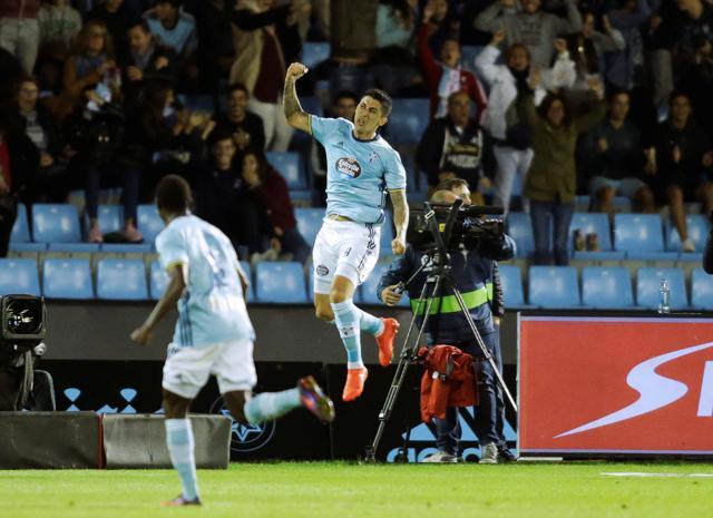 Pablo Hernandez took advantage of Ter Stegen’s blunder to score. (REUTERS) Pablo Hernandez took advantage of Ter Stegen’s blunder to score. (REUTERS)