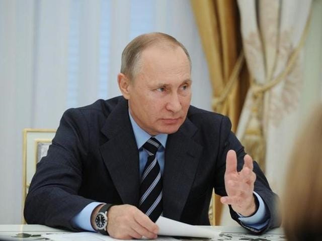 Russian President Vladimir Putin on Monday ordered a halt to an agreement with the United States on plutonium disposal, citing Washington’s ‘unfriendly actions’. (Reuters) Russian President Vladimir Putin on Monday ordered a halt to an agreement with the United States on plutonium disposal, citing Washington’s ‘unfriendly actions’. (Reuters)