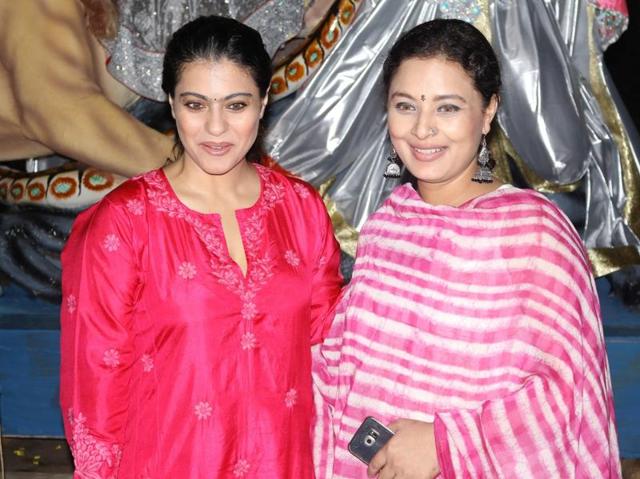 Actors Kajol and Sharbani Mukherjee gear up for the biggest festival of Bengalis, Durga Puja. (IANS) Actors Kajol and Sharbani Mukherjee gear up for the biggest festival of Bengalis, Durga Puja. (IANS)