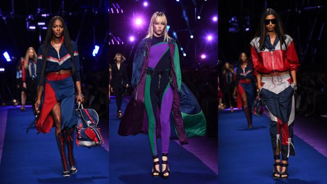 Fashion house Versace also showcased their 2017 Women’s Spring / Summer collection at Milan Fashion with heavy sporty signatures, including luxury gym bags. (AFP) Fashion house Versace also showcased their 2017 Women’s Spring / Summer collection at Milan Fashion with heavy sporty signatures, including luxury gym bags. (AFP)