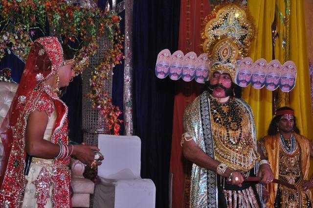 Ramlila in progress in Gurgaon...