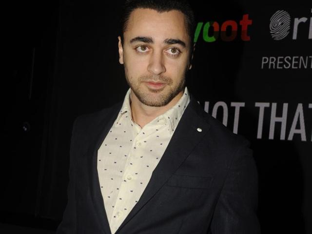 Imran Khan attends the screening of upcoming show It's Not That Simple in Mumbai. (AFP Photo)