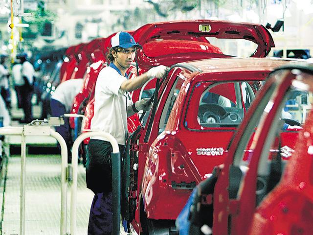 Maruti uses more than 1,000 robots, and other car-makers are doing the same. Most manufacturing jobs are turning contractual. Even the IT industry is automating lower-end jobs(AFP) Maruti uses more than 1,000 robots, and other car-makers are doing the same. Most manufacturing jobs are turning contractual. Even the IT industry is automating lower-end jobs(AFP)