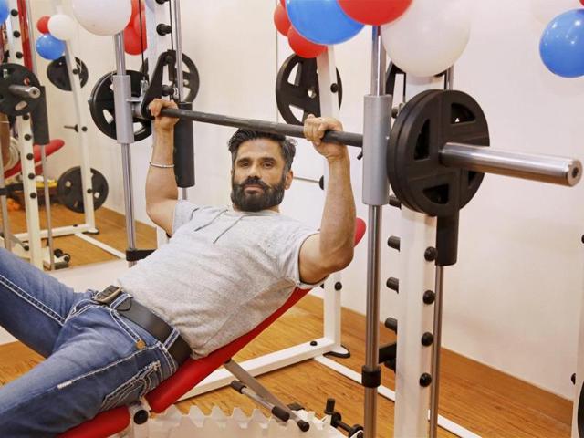 Suniel Shetty is still one of the fittest actors in Bollywood. (PTI Photo)