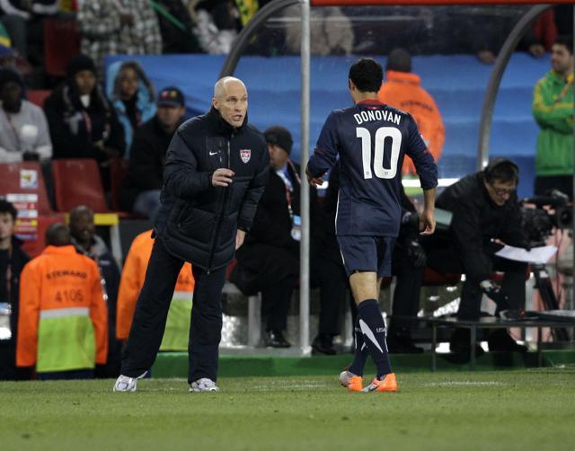 Bradley took the USA into the last 16 of the 2010 World Cup. (AP) Bradley took the USA into the last 16 of the 2010 World Cup. (AP)