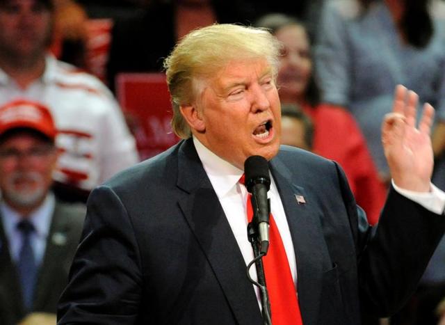 Trump, who has made his fabulous wealth a key selling point in his bid for the White House, plummeted to number 156 on Forbes’ annual list of the richest 400 Americans. (AFP file) Trump, who has made his fabulous wealth a key selling point in his bid for the White House, plummeted to number 156 on Forbes’ annual list of the richest 400 Americans. (AFP file)