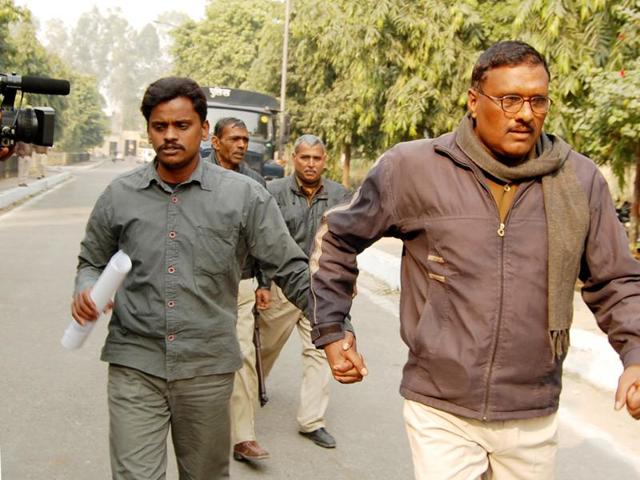 In all the five cases decided earlier at Ghaziabad, Koli was awarded death penalty. Later, in January 2015, the Allahabad high court commuted Koli’s sentence to life imprisonment in one case. Since December 2006, Koli is lodged at Dasna jail in Ghaziabad. (Hindustan Times) In all the five cases decided earlier at Ghaziabad, Koli was awarded death penalty. Later, in January 2015, the Allahabad high court commuted Koli’s sentence to life imprisonment in one case. Since December 2006, Koli is lodged at Dasna jail in Ghaziabad. (Hindustan Times)