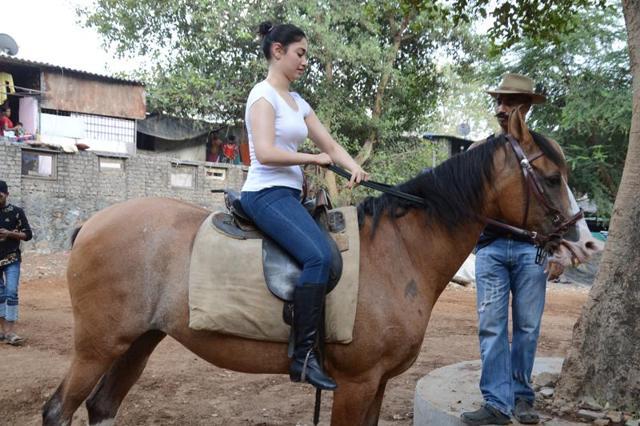 Tamannaah has many action sequences in the film. (Tamannaah Bhatia/HT Photo)