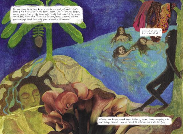 An illustration from Sauptik: Blood and Flowers (Illustration courtesy: Harper Collins) An illustration from Sauptik: Blood and Flowers (Illustration courtesy: Harper Collins)