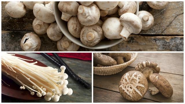 Button mushrooms can replace enoki mushrooms and shiitake mushrooms. (Istock) Button mushrooms can replace enoki mushrooms and shiitake mushrooms. (Istock)