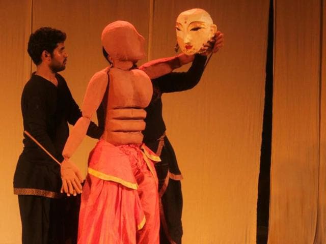 A puppet of Ashwatthama from Mahabharata.(Photo courtesy: Katkatha Puppet Arts Trust)