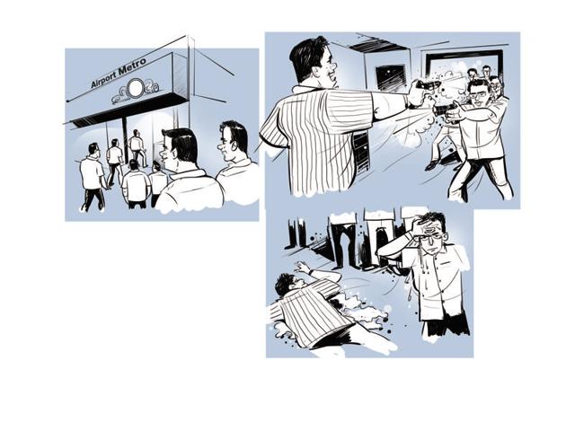 The cops threatened the staff, saying they would implicate them in the case. The cops threatened the staff, saying they would implicate them in the case.