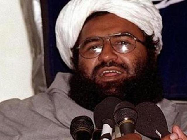 In this file photo taken on February 4, 2000, Maulana Masood Azhar, head of the Jaish-e-Mohammed, addresses a press conference in Karachi.(AFP)