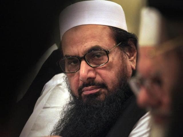 Hafiz Saeed, head of the religious group, Jamaat-ud-Dawa, attends a meeting of the Pakistan Defence Council in Islamabad, Pakistan. (AP File Photo) Hafiz Saeed, head of the religious group, Jamaat-ud-Dawa, attends a meeting of the Pakistan Defence Council in Islamabad, Pakistan. (AP File Photo)