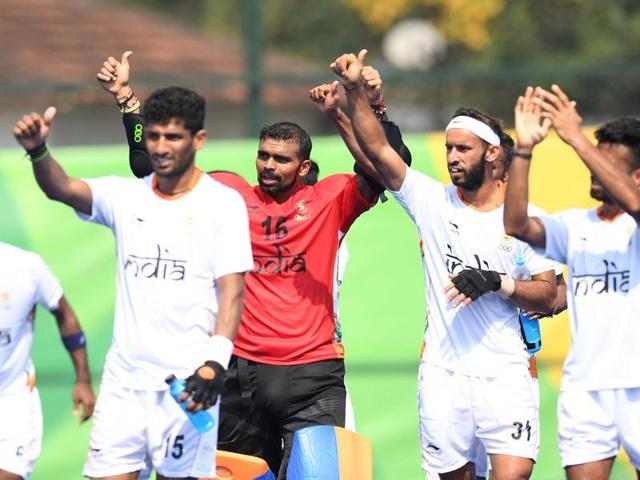 Besides Sreejesh (in red), the other goalkeeper in the squad is young Akash Chikte. (AFP) Besides Sreejesh (in red), the other goalkeeper in the squad is young Akash Chikte. (AFP)