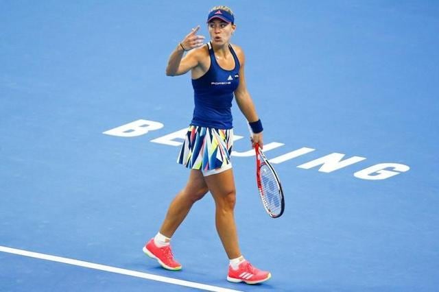 Kerber said she couldn’t move well during the match. (Reuters) Kerber said she couldn’t move well during the match. (Reuters)