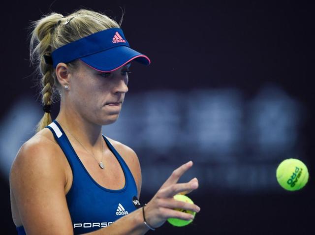 Elina Svitolina celebrates her win over Angelique Kerber. (Reuters) Elina Svitolina celebrates her win over Angelique Kerber. (Reuters)