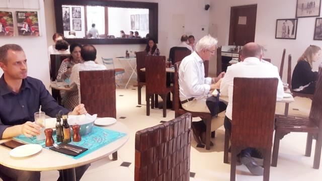 Visitors at The Cafe at ICC enjoy indulging in Italian delights.