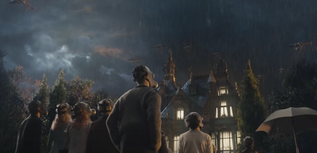 The film travels through time, back to 1943, in the middle of World War II.