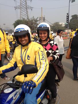 Bikers attached with app based aggregators face issues when they travel on Gurgaon-Delhi-Gurgaon and Chandigarh-Panchakula-Chandigarh routes as they have to enter other states. (HT File Photo) Bikers attached with app based aggregators face issues when they travel on Gurgaon-Delhi-Gurgaon and Chandigarh-Panchakula-Chandigarh routes as they have to enter other states. (HT File Photo)