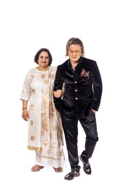Designer Rohit Bal, strikes a rare pose with his 70-year-old sister, Aruna Bal Sharma, 18 years his senior, in an exclusive shoot for HT Brunch. On Rohit Bal: Rohit Bal jacket and trousers, Breitling watch and Tod’s shoes. On Aruna Bal Sharma: Rohit Bal salwar suit, and shoes from a Bangkok store. (Reuben Singh) Designer Rohit Bal, strikes a rare pose with his 70-year-old sister, Aruna Bal Sharma, 18 years his senior, in an exclusive shoot for HT Brunch. On Rohit Bal: Rohit Bal jacket and trousers, Breitling watch and Tod’s shoes. On Aruna Bal Sharma: Rohit Bal salwar suit, and shoes from a Bangkok store. (Reuben Singh)
