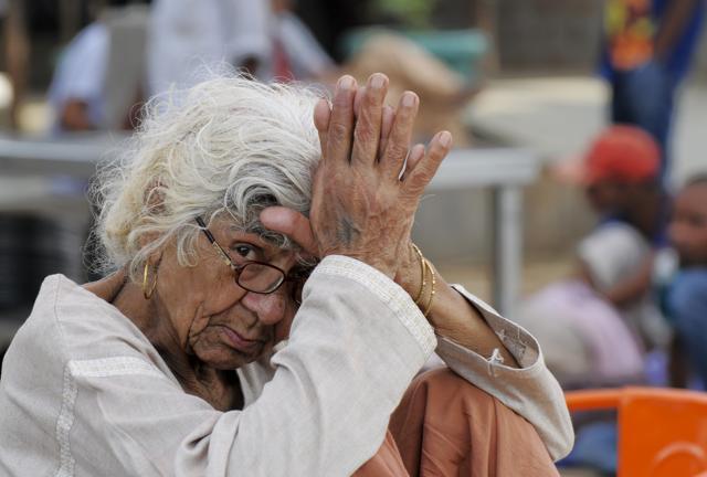 Ramli Ma, 72, mother of two, has been at Gurukul for 15 days after her children abandoned her. (Parveen Kumar/HT Photo) Ramli Ma, 72, mother of two, has been at Gurukul for 15 days after her children abandoned her. (Parveen Kumar/HT Photo)