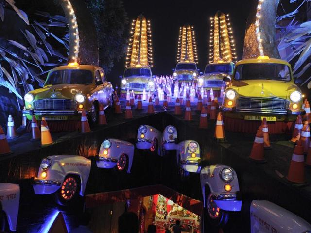 Another glimpse of Kolkata's famous yellow taxi at 33 Pally's, Beliaghata. (Samir Jana/HT PHOTO) Another glimpse of Kolkata's famous yellow taxi at 33 Pally's, Beliaghata. (Samir Jana/HT PHOTO)