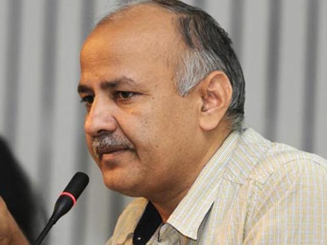 Delhi's deputy chief minister Manish Sisodia(Hindustan Times)