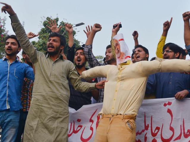 Despite Islamabad’s denials that the surgical strikes took place, Pakistani protest against India have continued. (AFP) Despite Islamabad’s denials that the surgical strikes took place, Pakistani protest against India have continued. (AFP)