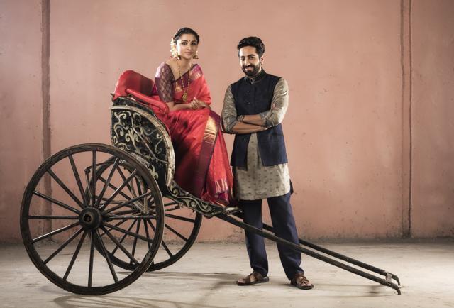 Ayushmann Khurrana is fascinated by Bengalis and the way their community gatherings are held. (Aalok Soni/HT Photo) Ayushmann Khurrana is fascinated by Bengalis and the way their community gatherings are held. (Aalok Soni/HT Photo)