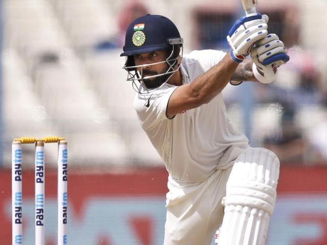 Virat’s batting seems to have suffered in the last three years because of pitch conditions that are aimed to exploit home advantage by helping spinners dominate . (AP) Virat’s batting seems to have suffered in the last three years because of pitch conditions that are aimed to exploit home advantage by helping spinners dominate . (AP)