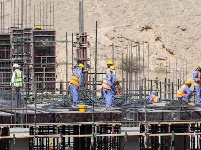 Of late, fewer Indian workers are travelling to the Gulf, stung by practices such as nitaqat (employing local people), cheaper migrant labour from countries such as Bangladesh. (Shutterstock/Representative image) Of late, fewer Indian workers are travelling to the Gulf, stung by practices such as nitaqat (employing local people), cheaper migrant labour from countries such as Bangladesh. (Shutterstock/Representative image)